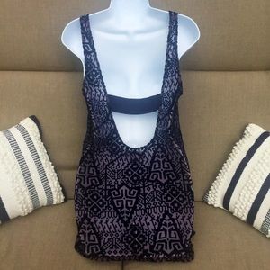 PATTERSON J KINCAID Velvet Burnout Sleeveless Top